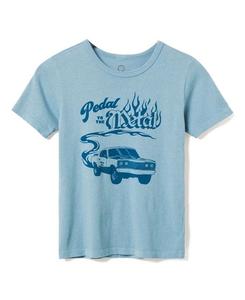 Унисекс футболка "Pedal To The Medal" — для малышей и детей постарше Junk Food Clothing, синий