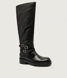 Кожаные сапоги для верховой езды Marc Cain, черный