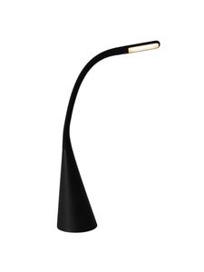 Светодиодная настольная лампа "ALF" черного цвета - (Д)11 см x (Ш)11 см x (В)65 см - Класс энергоэффективности G näve
