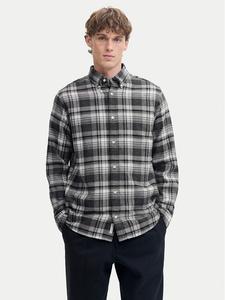 Рубашка regular fit Blubarkley 12286224 Jack & Jones, серый