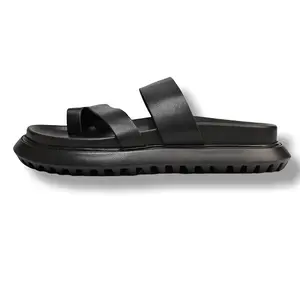 Brounvanm Тапочки-слайды мужские, черные, противоскользящие