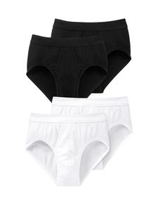 Трусы SCHIESSER Authentic, черный/белый