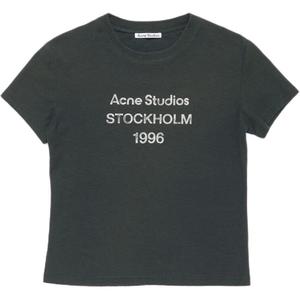 Футболка с логотипом Acne Studios, черный