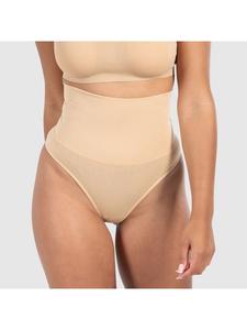 SMILODOX Стринги с высокой талией, Ниса, телесного цвета