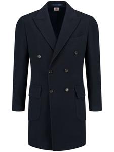 Двубортное пальто Borrelli Milano, синий
