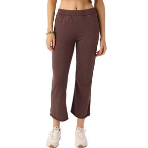 Женские укороченные домашние брюки Karma из французской махровой ткани O'Neill, Chocolate