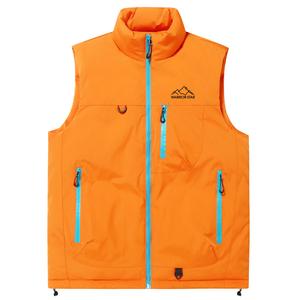 Женская безрукавка со стойкой в стиле умеренного городского техноуэра WARRIOR, оранжевый