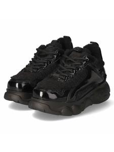 Buffalo Черные кроссовки на шнуровке