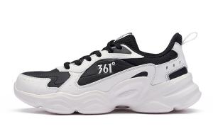 Кроссовки Cloud Series Lifestyle женские с низким верхом, белый/черный 361°