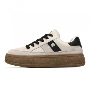 Низкие кроссовки для скейтбординга Unisex LUCKY BRAND, бежевый черный