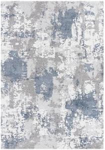 Ковер SAFAVIEH, 61 x 153 см, Century Collection, Grey & Blue, современный абстрактный дизайн, не линяет и прост в уходе, идеален для помещений с высокой проходимостью: прихожая, гостиная, спальня (CTY339F)