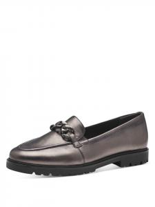 Tamaris Деловые мокасины из серебра