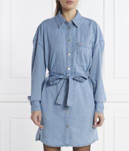 Платье с поясом Tommy Jeans, синий