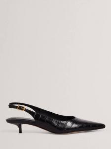 Kitiy Slingback туфли-лодочки на низком каблуке из кожи крокодилового принта Ted Baker