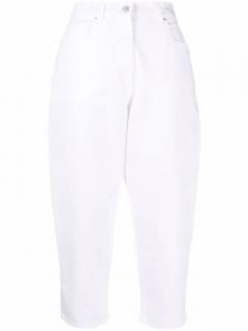 Укороченные зауженные брюки Fabiana Filippi, белый