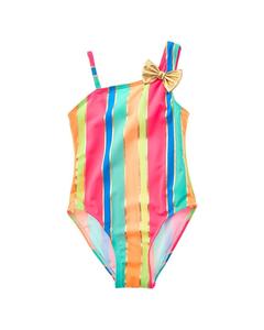 Цельный комбинезон Flapdoodles в несколько полосок, мультиколор