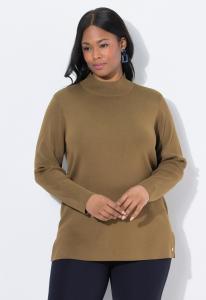 Джемпер Ulla Popken TURTLENECK, Olive Green/Olive