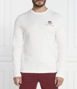 Лонгслив Gant MEDIUM ARCHIVE SHIELD Regular Fit, белый
