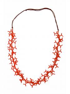 Collezione alessandro Длинное ожерелье «Тони» красного цвета