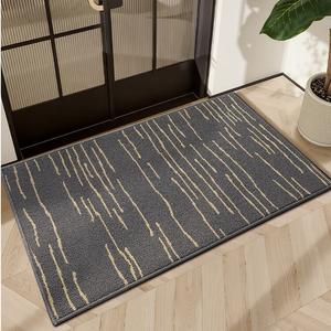 Dajiang Ковер 92х152 см для прихожей, антискользящий, грязеотталкивающий, средней толщины, без зазора у двери