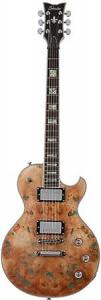 Электрогитара Schecter Solo II Custom Electric Guitar Natural Burl Turquoise