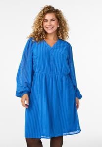 Платье Zizzi MIT TON-IN UND PUNKTEN, Blue\N/Blue