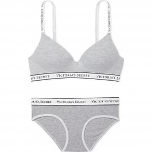 Victoria's Secret Женский комплект нижнего белья серый