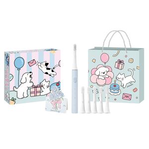 Электрическая зубная щетка Xiaomi, синий/мультиколор