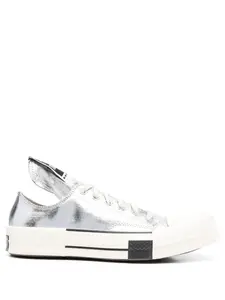Кеды Turbodrk Chuck 70  x Drkshdw x Rick Owens Converse, серебряный
