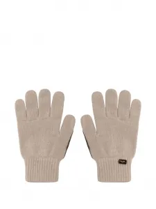 Перчатки из кашемира с замшевой ладонью Moorer, нейтральный