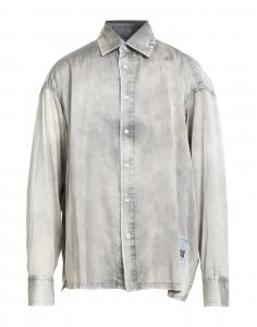 Рубашка Maison Mihara Yasuhiro, светло-серый