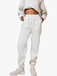 Флисовые спортивные брюки с манжетами Lovall, Mid Grey