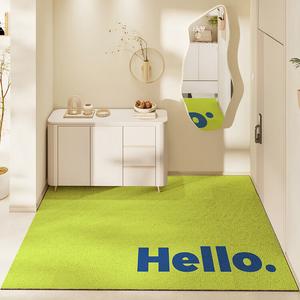 Dajiang Ковер 80х120 см из шелка с петлевым ворсом, нескользящий для прихожей, входной двери, умеренная толщина