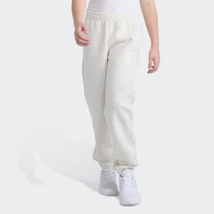 Спортивный костюм Adidas Elastic Waistband Minimal Logo Loose Fleece Heather Jogger, цвет Chalk White Melange