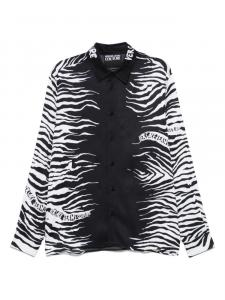 Рубашка с принтом Versace Jeans Couture, черный