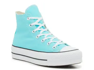Кроссовки Chuck Taylor All Star High-Top Platform Sneaker Converse, голубой