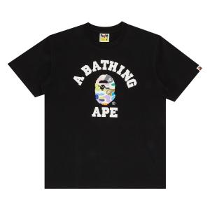 Футболка BAPE Multi Camo, Черный/Многоцветный