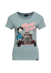 Футболка с принтом Hotrod Создано! Queen Kerosin, зеленый