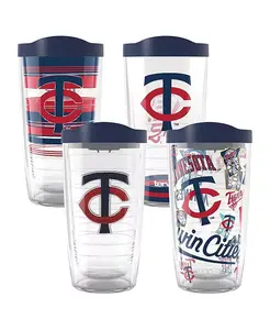 Набор классических стаканов Minnesota Twins из четырёх штук по 16 унций Tervis Tumbler, clear