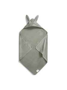 Elodie Details Банное полотенце с капюшоном - Минерально-зеленый кролик, 80 x 80 см