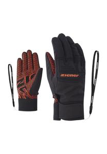 Лыжные перчатки Garim AS, нескользящие, водонепроницаемые, мужские ziener, цвет Orange Spice