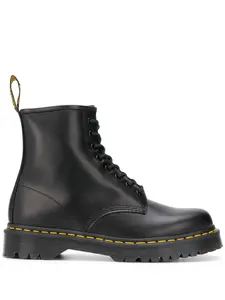 Мужские ботинки Dr. Martens 1460 Bex из гладкой кожи со строчкой, черный