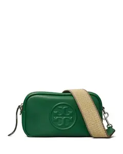 Мягкая мини-сумка через плечо Miller Tory Burch, зеленый