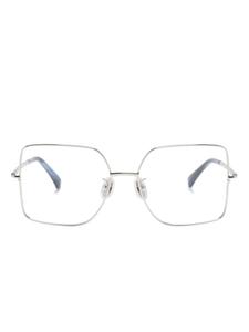 Очки в квадратной оправе Max Mara Eyewear, серебряный