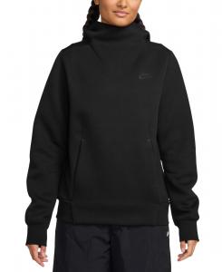 Женская толстовка с капюшоном из технологичного флиса Nike, Black