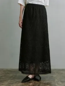 Кружевная макси-юбка Russell Miesrohe, цвет Blk[009]