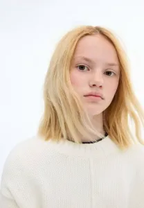 Детский джемпер Mango Kids, Off-White