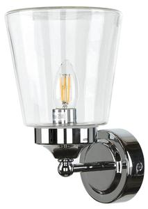 Настенный светильник Licht-Erlebnisse BALI, серый металлик - серебристый / серый - серебристо-серый - прозрачный