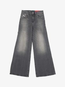 Джинсы с широкими штанинами DIESEL 1978-J, Grey Denim