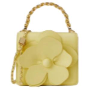 ELLE Синтетическая кожаная сумка через плечо, кроссбоди, мини-клатч женский Cherry Blossom Pink/Black/Lemon